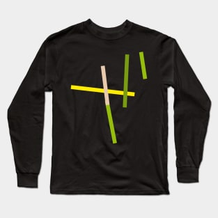 Minimal color sticks Long Sleeve T-Shirt